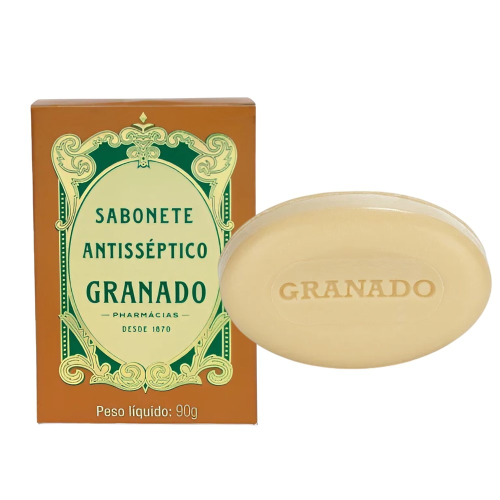 Sabonete Phebo Granado Antisséptico Anti Acne e Oleosidade Enxofre em Barra 90g