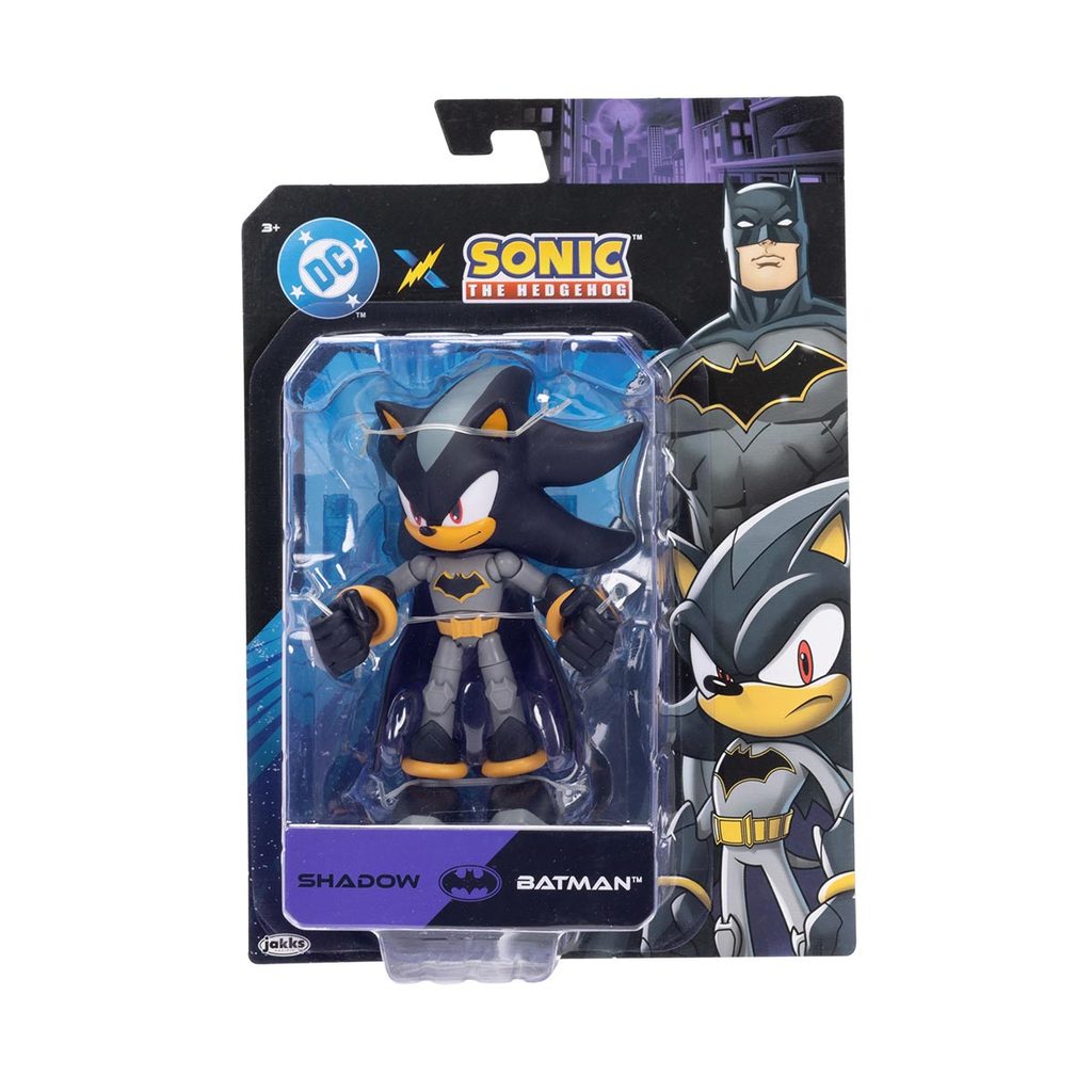 Boneco Articulado Shadow Batman de 12cm - Sonic Warner