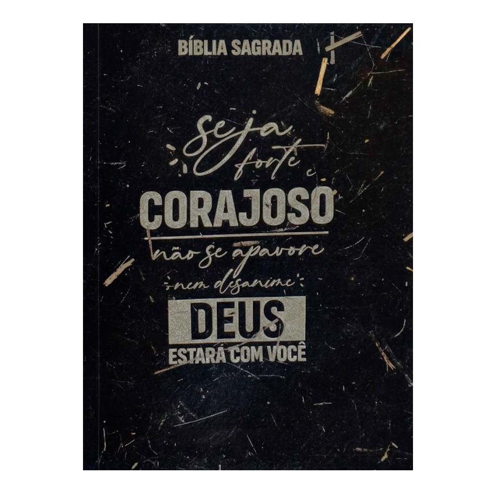 Bíblia Sagrada Seja Forte e Corajoso | NVA | Capa Brochura em Oferta na Shopee