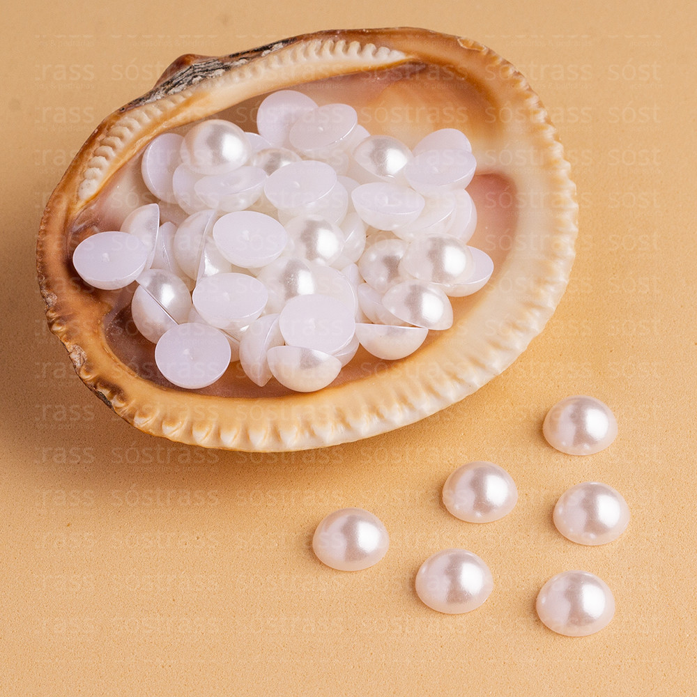 Meia Perola Abs 14mm Branco. 500g - 780 Peças em Oferta na Shopee