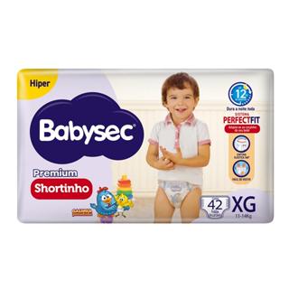 Fralda Babysec Galinha Pintadinha Shortinho Premium Hiper XG 42 Unidades em Oferta na Shopee