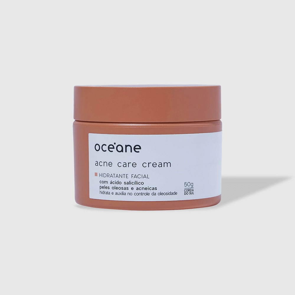 Hidratante Facial com Ácido Salicílico - Acne Care Cream 50g em Oferta na Shopee