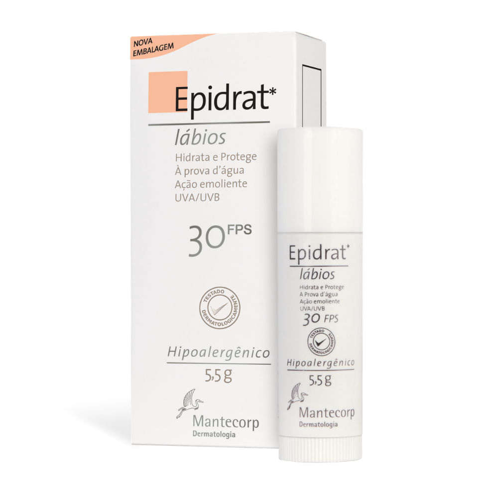 Epidrat Lábios FPS 30 Hidratante Labial 5,5g em Oferta na Shopee