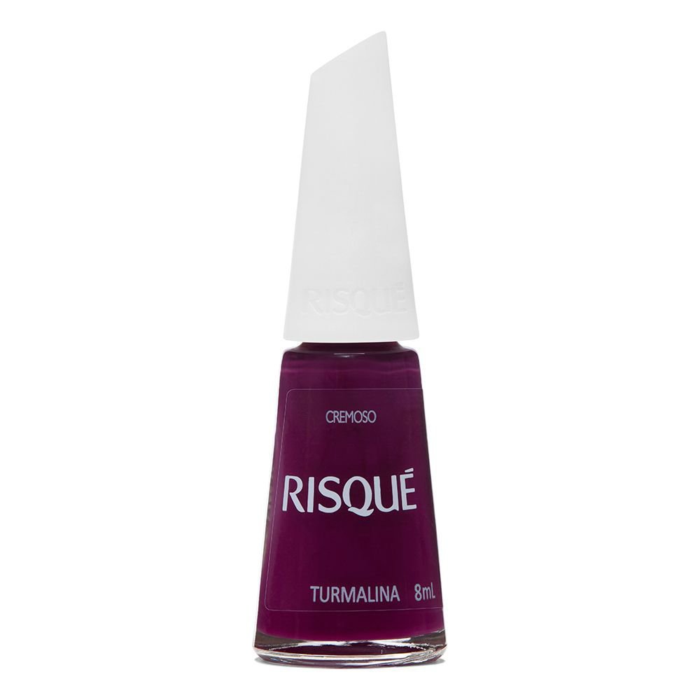 Esmalte Risque Roxo Cremoso Turmalina com 8ml em Oferta na Shopee