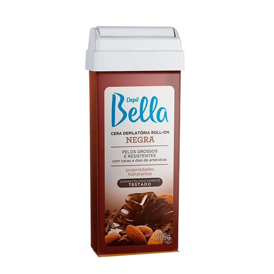 Cera Depilatória Depil Bella Roll-On Negra - 100g