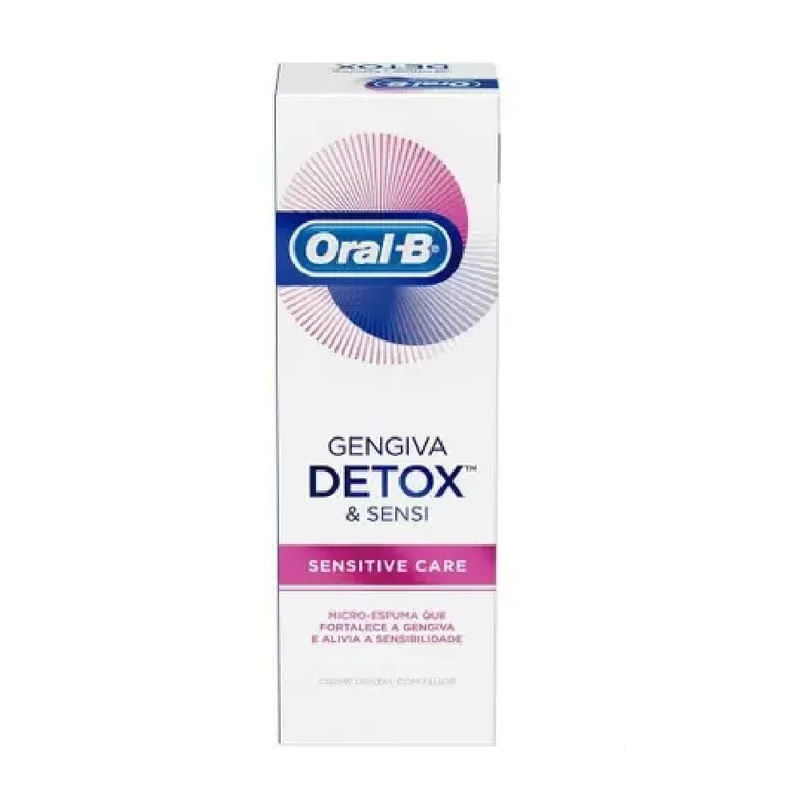 Creme Dental Oral B Detox Sensitive 102G