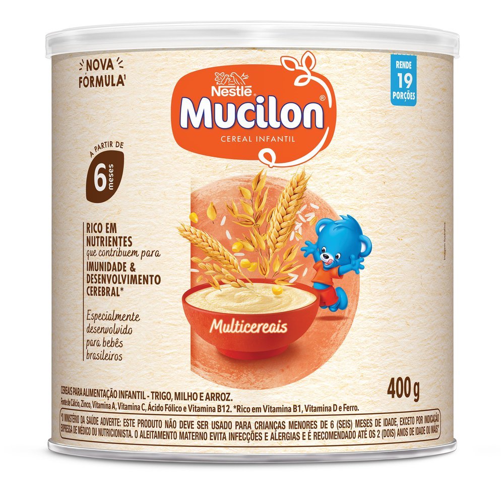 Cereal Infantil Mucilon Multicereais 400g