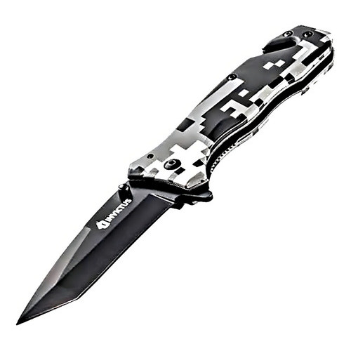 Canivete Tático Camuflado Digital Phanton Invictus Preto