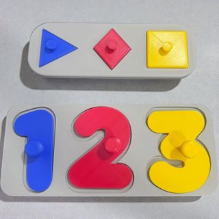 Jogo Didatico Infantil Cores Numeros e Formas Geometricas encaixe de formas presente criativo crianca precoce