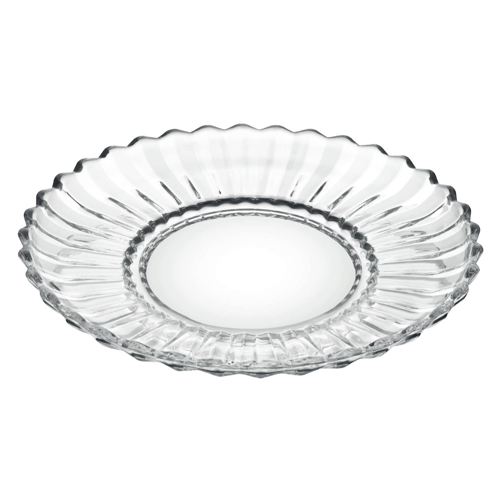 Prato Lux Fruteira Centro de Mesa Vidro Saladeira Prato de Bolo