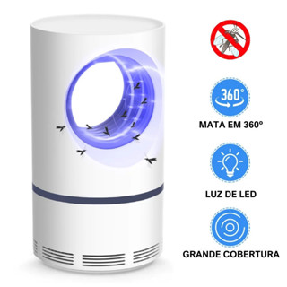 Mata Mosquito Insetos Armadilha Elétrica Usb Repelente Com Luz Led UV Recarregável em Oferta na Shopee
