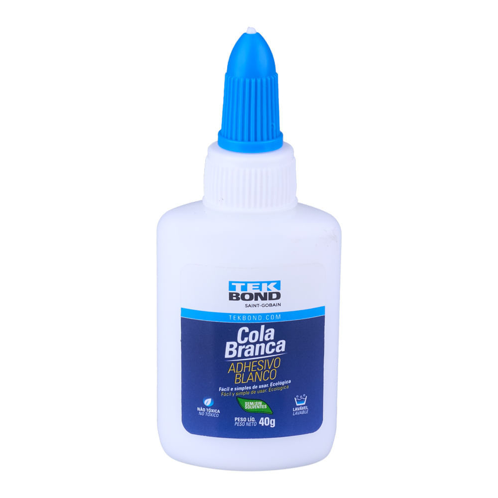 Cola Branca Escolar Tekbond 40g em Oferta na Shopee