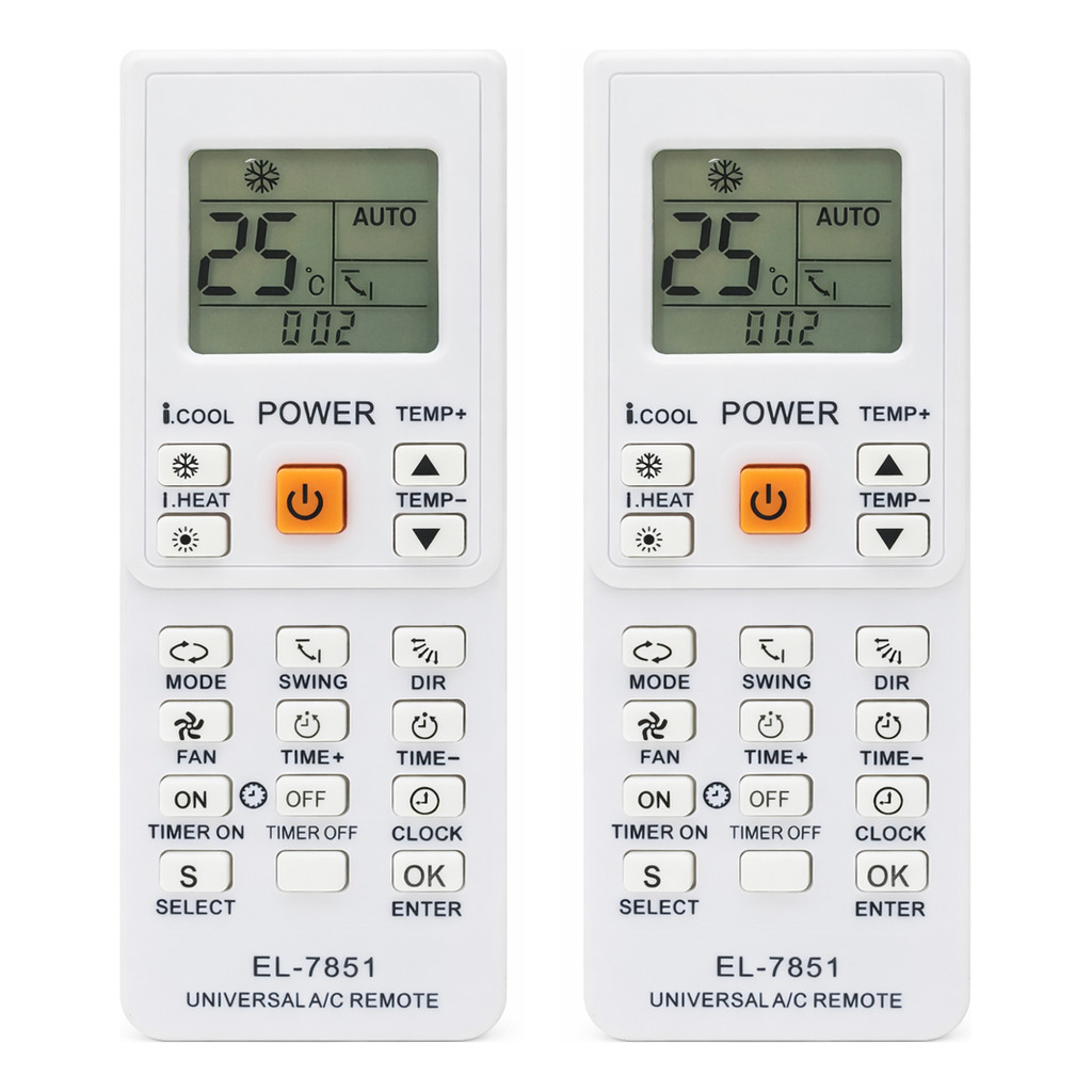 2 Controles Remotos Ar Condicionado Universal Todos Modelos em Oferta na Shopee