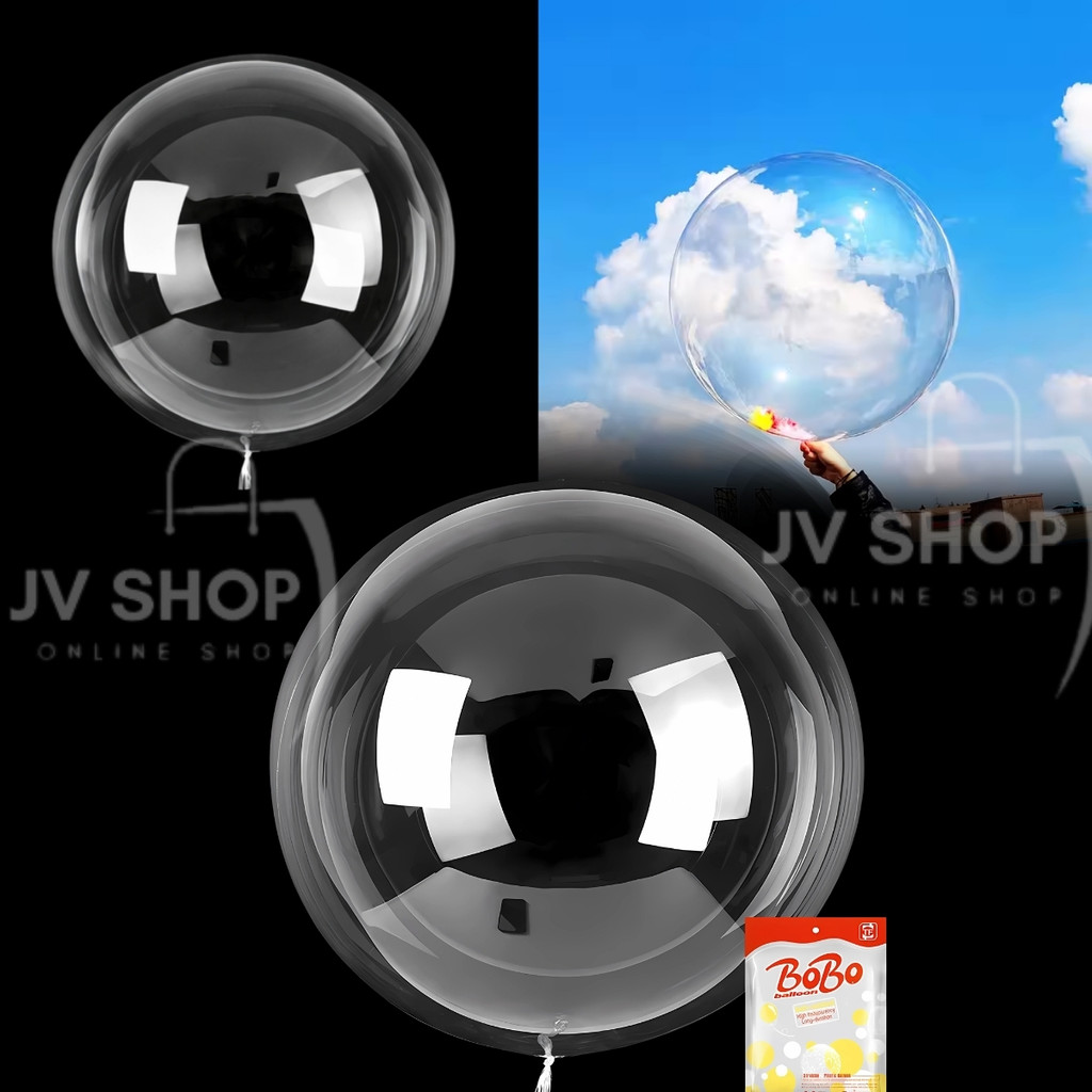 Balão Bubble 24 Polegadas 60cm Cristal Transparente Para Festa Decoração