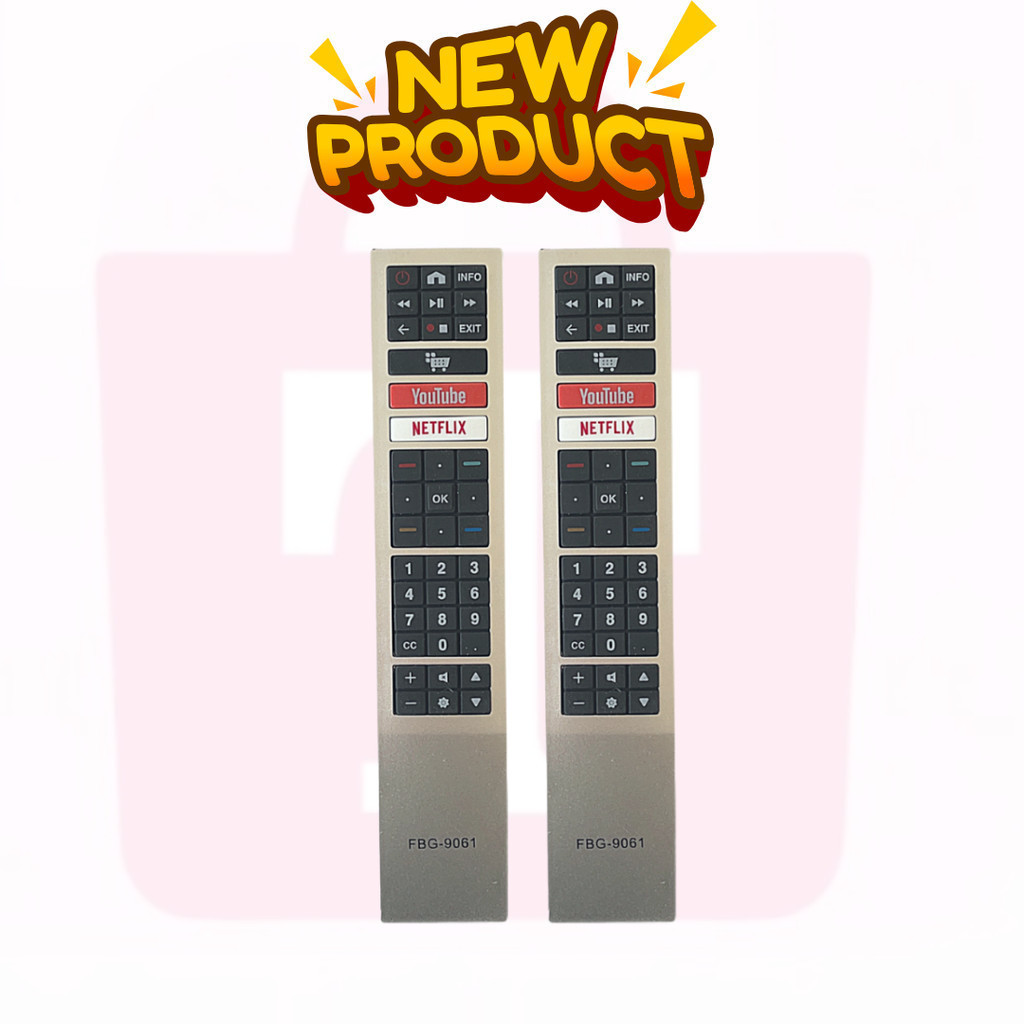 KIT 2 Controle Remoto  TV AOC Led Smart 4k Full Hd Netflix Youtube COMPATÍVEL