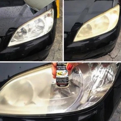 Revitalizador De Farol 50 ml Batom Black - Não Precisa Polir e Nem Lixar