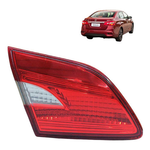 Lanterna Tampa Mala Nissan Sentra 2017 A 2023 Lado Esquerdo Esquerdo/motorista Vermelho