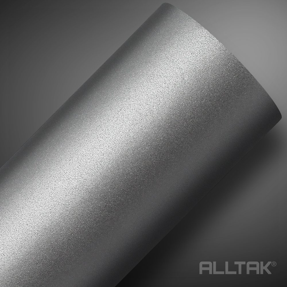 Adesivo Envelopamento Automotivo Jateado Prata Metálico Silver Metallic Alltak