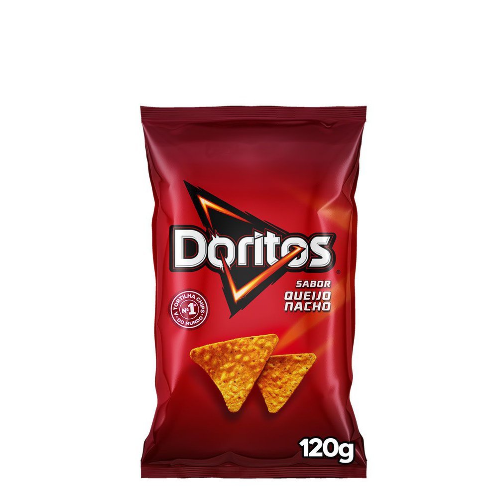 Chips De Milho Doritos Sabor Queijo Nacho 120G em Oferta na Shopee