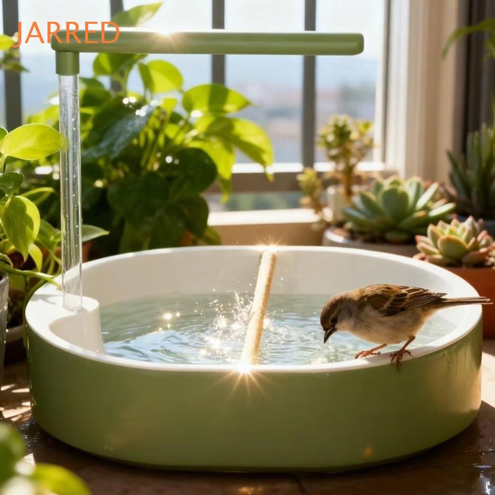 Banheira Automática Para Pássaros JARRED , Água Circulante Com Chuveiro De Papagaio Bastão De Descanso , Pulverizador De