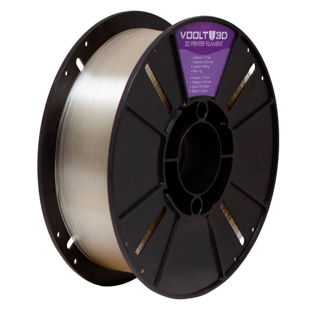 Pet-g Hf Premium Natural Translúcido 1Kg Voolt3D Filamento — R$ 219,29 em Shopee