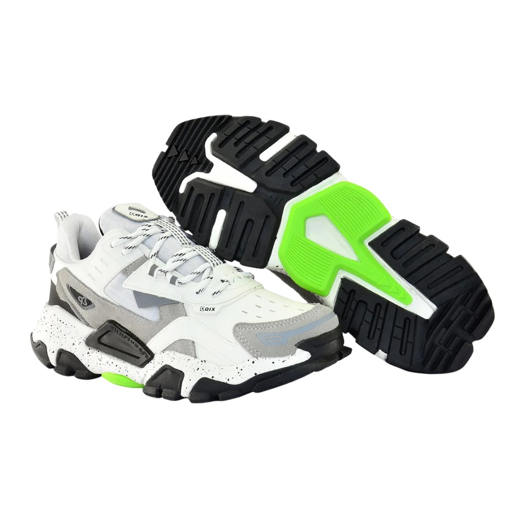 Tênis Qix Trek Out Door Branco/Cinza-5200010-70