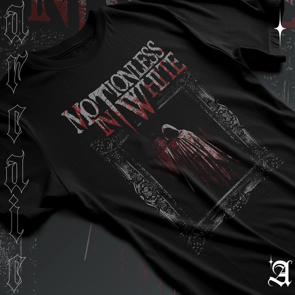 [Camiseta Premium em Algodão Puro]TT Camiseta Basica Algodao Motionless In White Banda Metalcore Gothic Graphic Unissex
