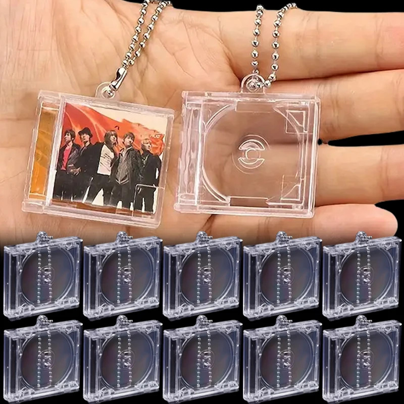 [Envio 24 Horas] Mini Caixa De CD Multifuncional De 2 A 10 Unidades | Armazenamento De Moldura De Foto De Álbum Em Branc