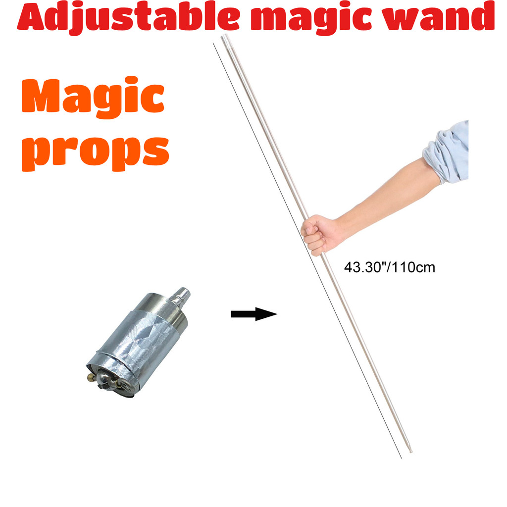 Adereços Mágicos , Brinquedos Hastes De Aço , Tridente Dourado Retrátil De Sun Wukong , Varinha Mágica De Lenço A Bastão