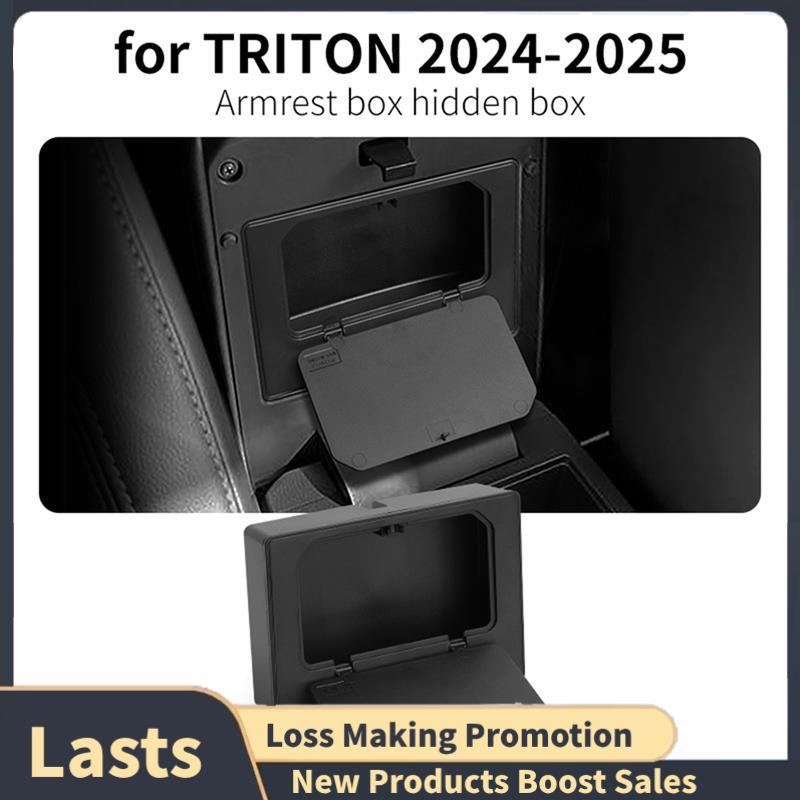 Caixa De Armazenamento Oculta De Apoio De Braço Para Acessórios De Carro L200 Triton 2024 2025