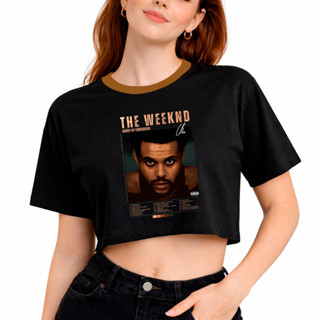 Cropped Oversized The Weeknd Hurry Up Tomorrow em Oferta na Shopee