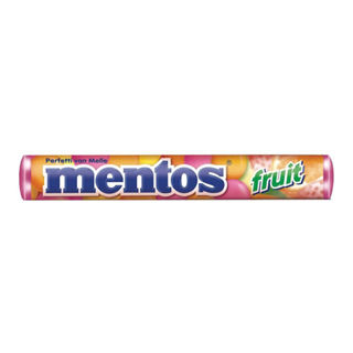 Balas Mastigáveis Mentos Fruit 38g em Oferta na Shopee