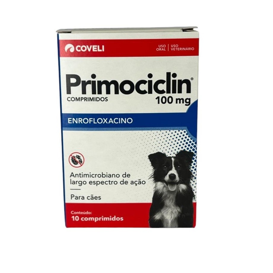 Primociclin 100mg 10 Comprimidos - Coveli