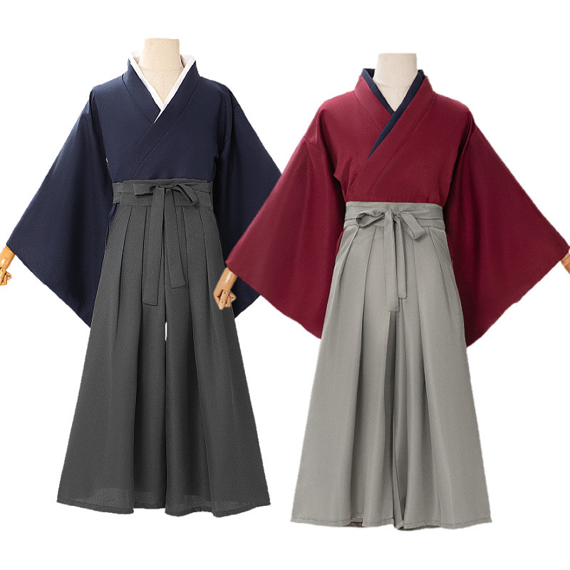 Anime Rurouni Kenshin Himura Cosplay Adulto Unissex Traje Samurai Uniforme Kendo Quimono Conjunto Completo Acessórios Ro
