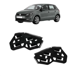 Par Suporte Guia Para-choque Dianteiro Polo 2007 2008 2009 2010 2011