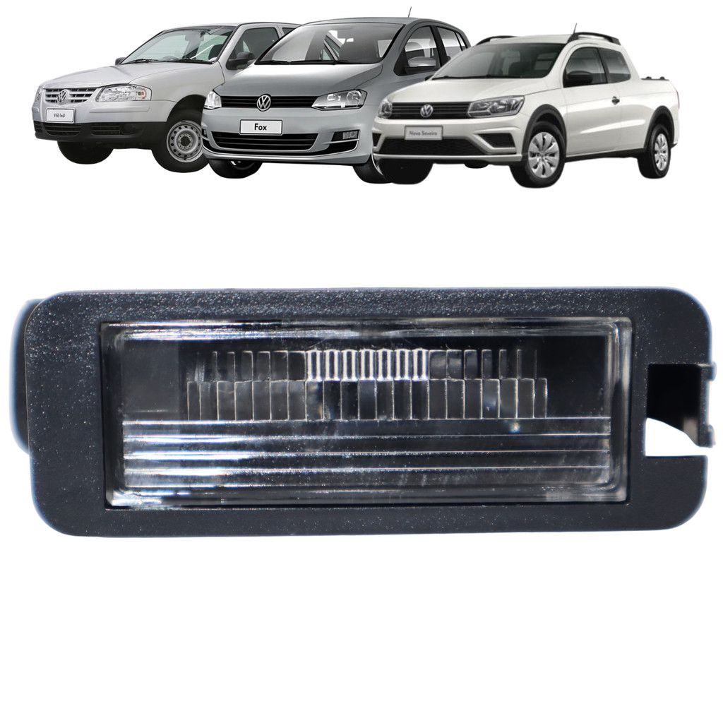 Lanterna Luz De Placa Fox Saveiro G5 G6 G7 Gol G6