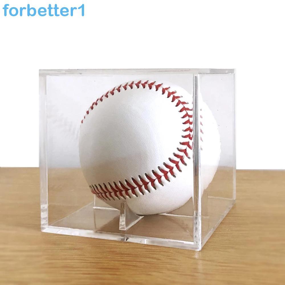 Caixa De Beisebol FORBETTER À Prova De Poeira Esportes Ao Ar Livre Transparente Proteção UV Bola De Tênis 9 Polegadas