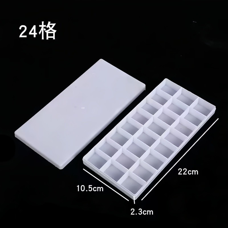 24 grades tampa dura arte caixa de cores guache aquarela pintura acrílica paleta de cores caixa arte hidratante paleta d