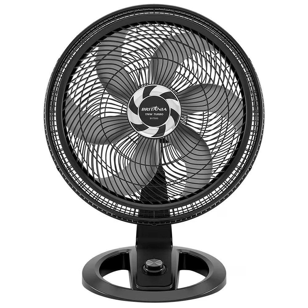 Ventilador de Mesa Maxx Force BVT500 58cm com 3 Velocidades e 6 Pás Britânia