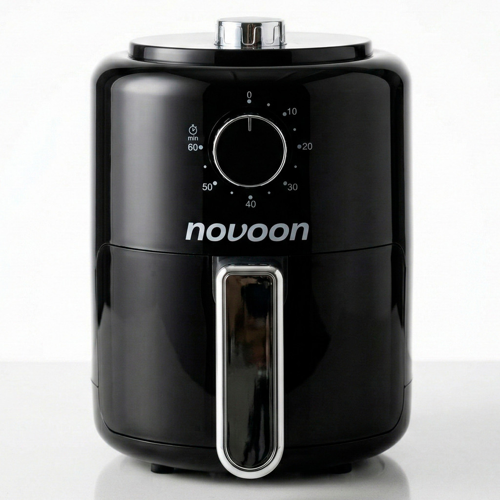 Mini Air Fryer 2L Compacta Novoon 800W Ideal 1-2 Pessoas Econômica Pequenos Espaços 110V/220V