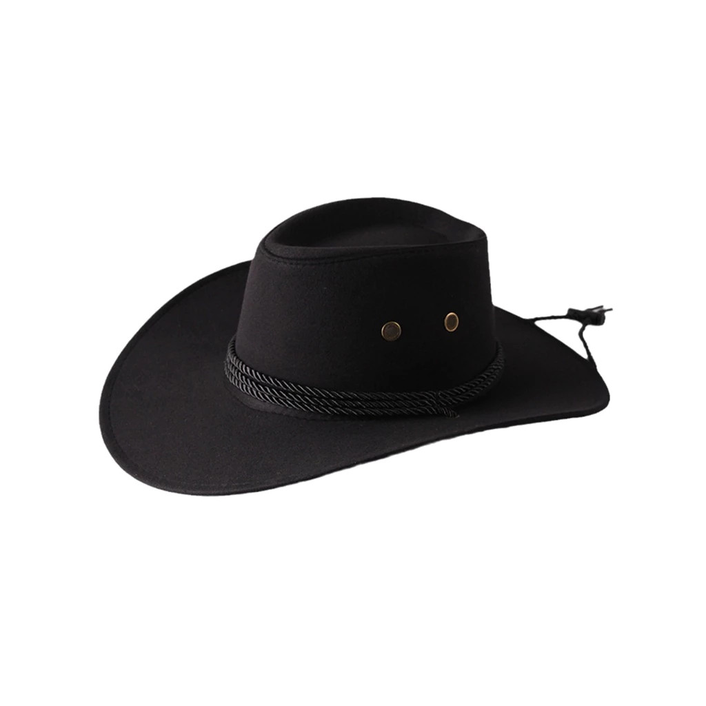 Chapéu Country Cowboy Americano Modelo Clássico Em Feltro Promo em Oferta na Shopee