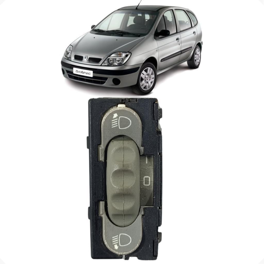 Botão Regulagem Farol Milha Renault Scenic 1999 a 2009