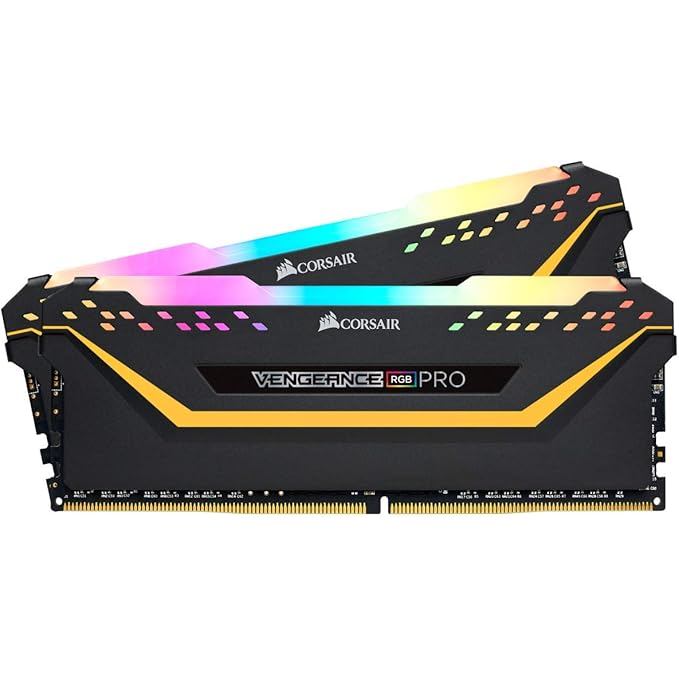 Memoria Desktop DDR4 32GB (2x16gb) 3200mhz Corsair Vengeance Pro Preto RGB