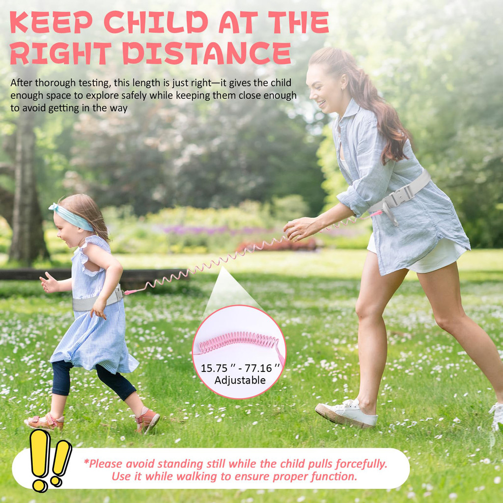 Arnês De Cintura Infantil Com Trava Conveniente Para Usar Anti-Perda Adequado Viagens Ao Ar Livre