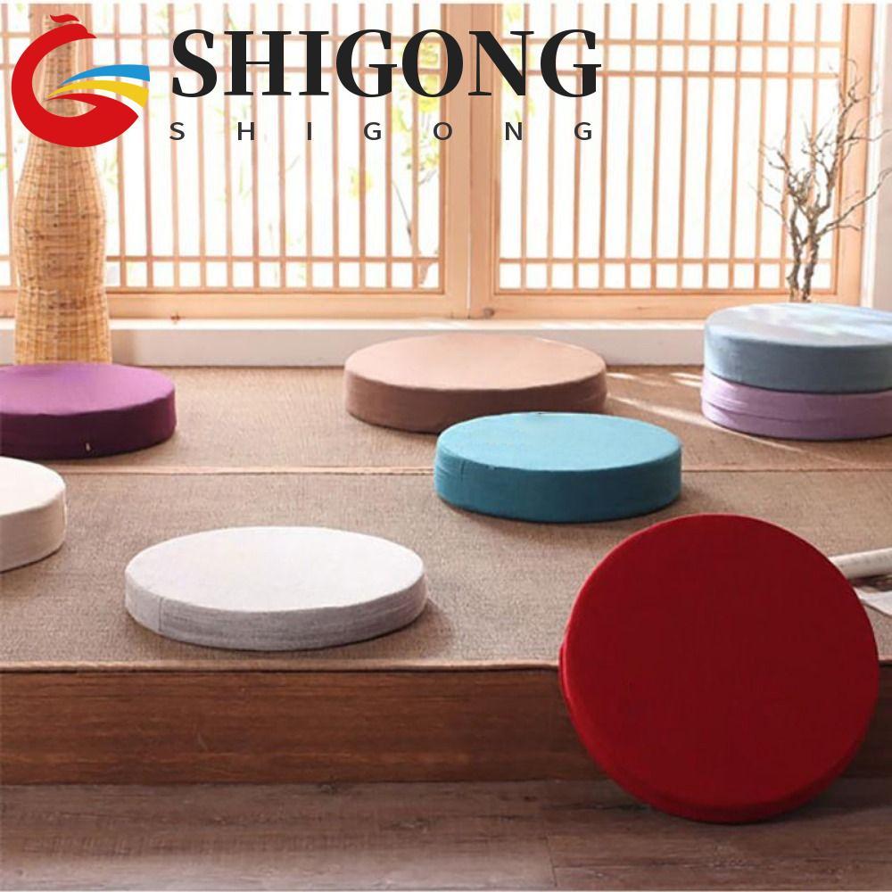 Imagem SHIGONG Almofada De Chão Para Leitura , Cadeira Redonda , Tatami , Meditação Sala De Estar , Tapete De Ioga