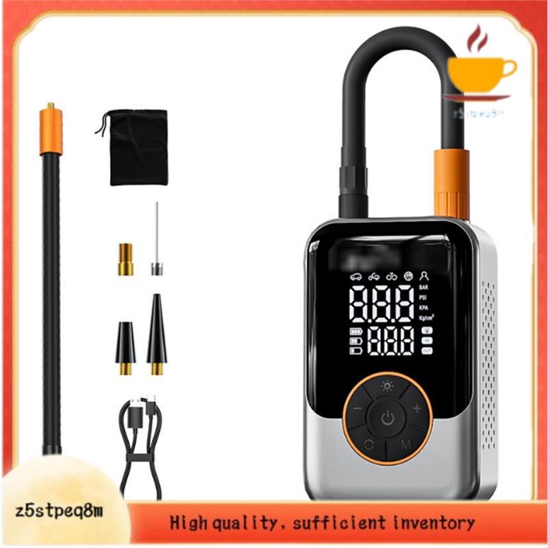 Bomba De Ar Portátil De Alta Pressão Sem Fio Para Inflação De Carro Carregamento Rápido Pneus