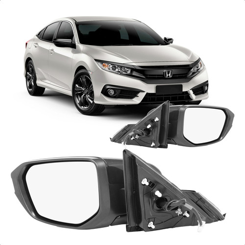 Retrovisor Civic 2017 2018 2019 2020 2021 Espelho Elétrico