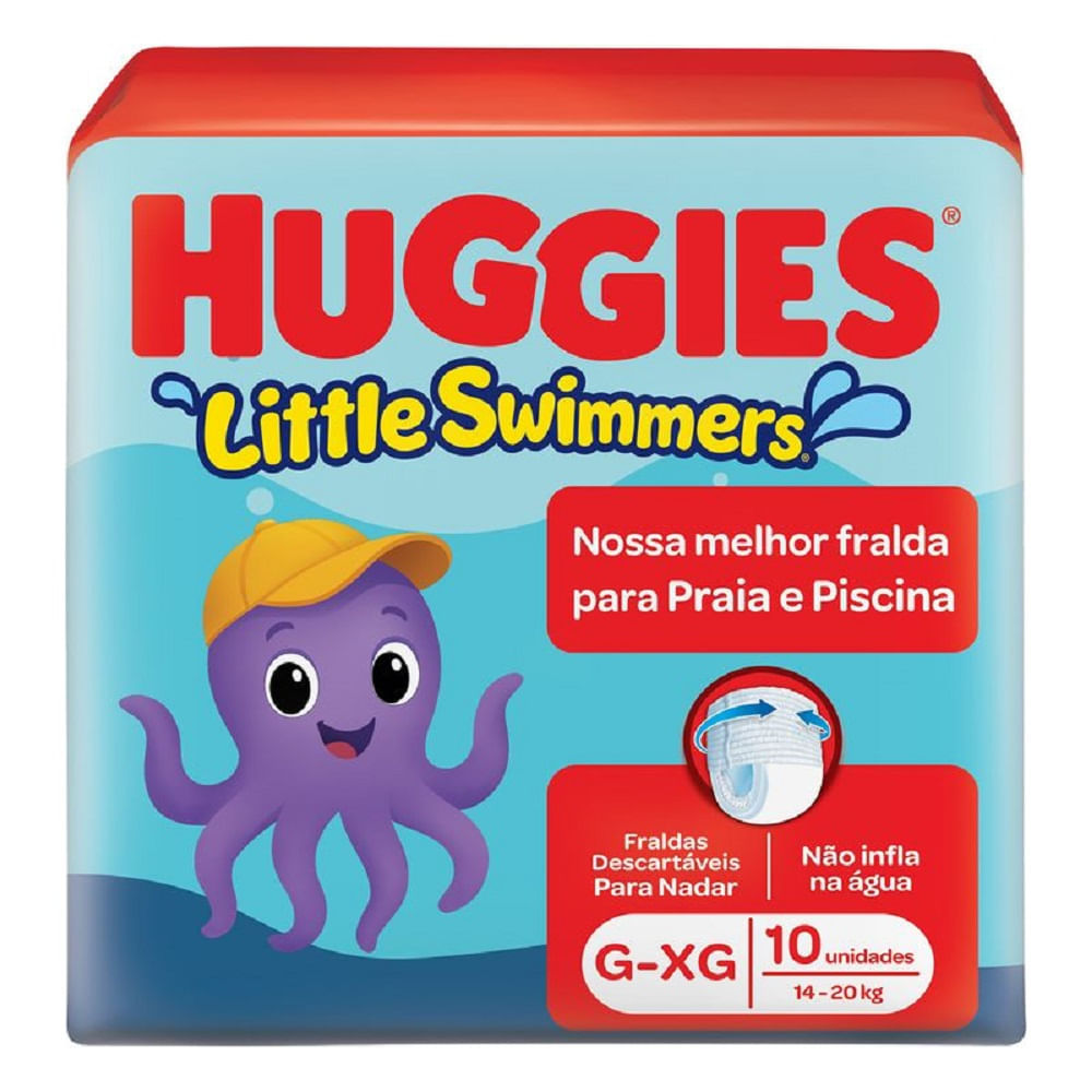 Fralda Huggies Little Swimmers G/XG 10 Unidades Fralda Huggies Little Swimmers G/XG 10 Unidades