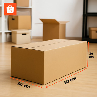 5 Caixas Papelão Mudança/Envio Grande 50x30x20 cm (Resistente) em Oferta na Shopee
