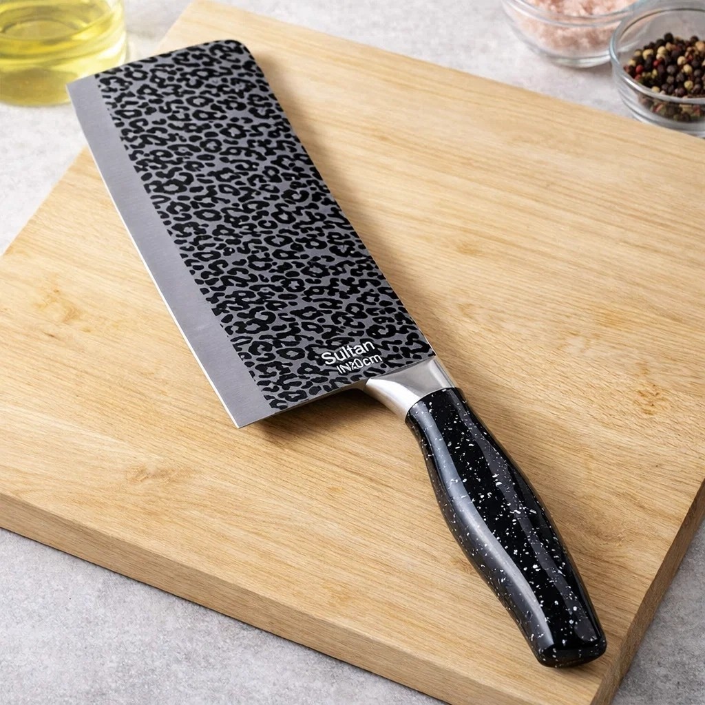 Cutelo Cortante Desossar Carne Osso Faca Afiada Cozinha Churrasco Talheres Achadinhos